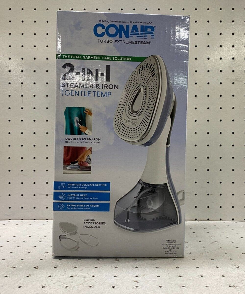 Conair Turbo Extreme Steam 2-in-1 Steamer  Iron Gentle Temp Retail $94.91