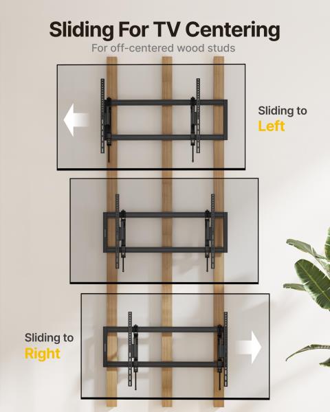 Heavy Duty Tilting TV Wall Mount for 55105 TVs up to 200lbs