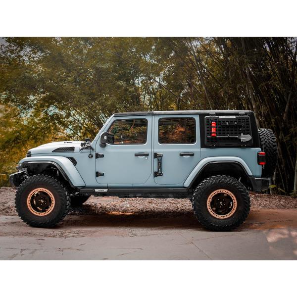 Rear Window Molle Panel Modular Storage System for 2018-2025 Jeep Wrangler JL 4 Doors Driver Side