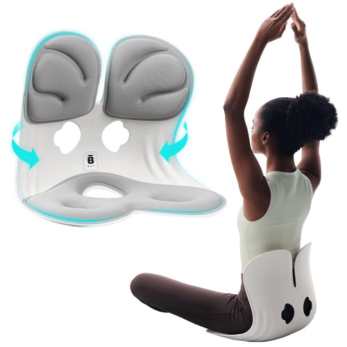 BKT Seat Cushion Chair Ergonomic Office Chair Cushions Lumbar Support for Seat Pillow Ideal for Students Office Workers Nursing Mothers Long Sitting Outdoor Fishing Floor (Grey) Retail $52.00