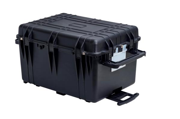 MEIJIA Portable Waterproof Protective Case,Hard Camera Case With Retractable Pull Handle And Rolling Wheels,Customizable Fit Foam Inserted,Elegant Black, 31.56"X22.99"X19.49" Retail $339.00