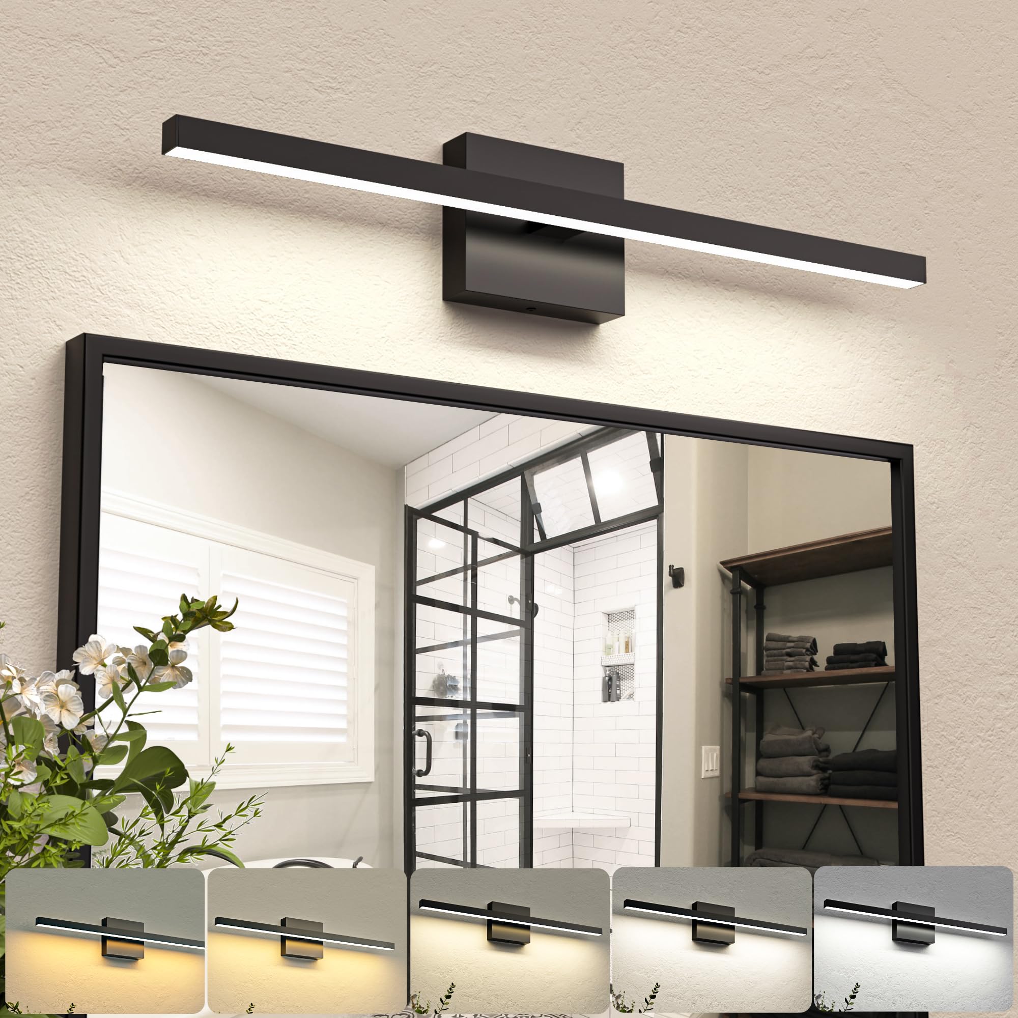 Open-Box New NIORSUN 23.6 5CCT Dimmable LED Bathroom Vanity Light