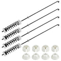 W10780045 WTW4816FW2 NTW4516FW2 NTW4605EW0 NTW4516FW1 WTW4800BQ1 Washer Suspension Rod Kit for Amana Whirlpool Kenmore WTW4800BQ0 RTW4516FW1 WTW4815EW0 NTW4516FW0 WTW4815EW1 WTW4816FW1 W10821951