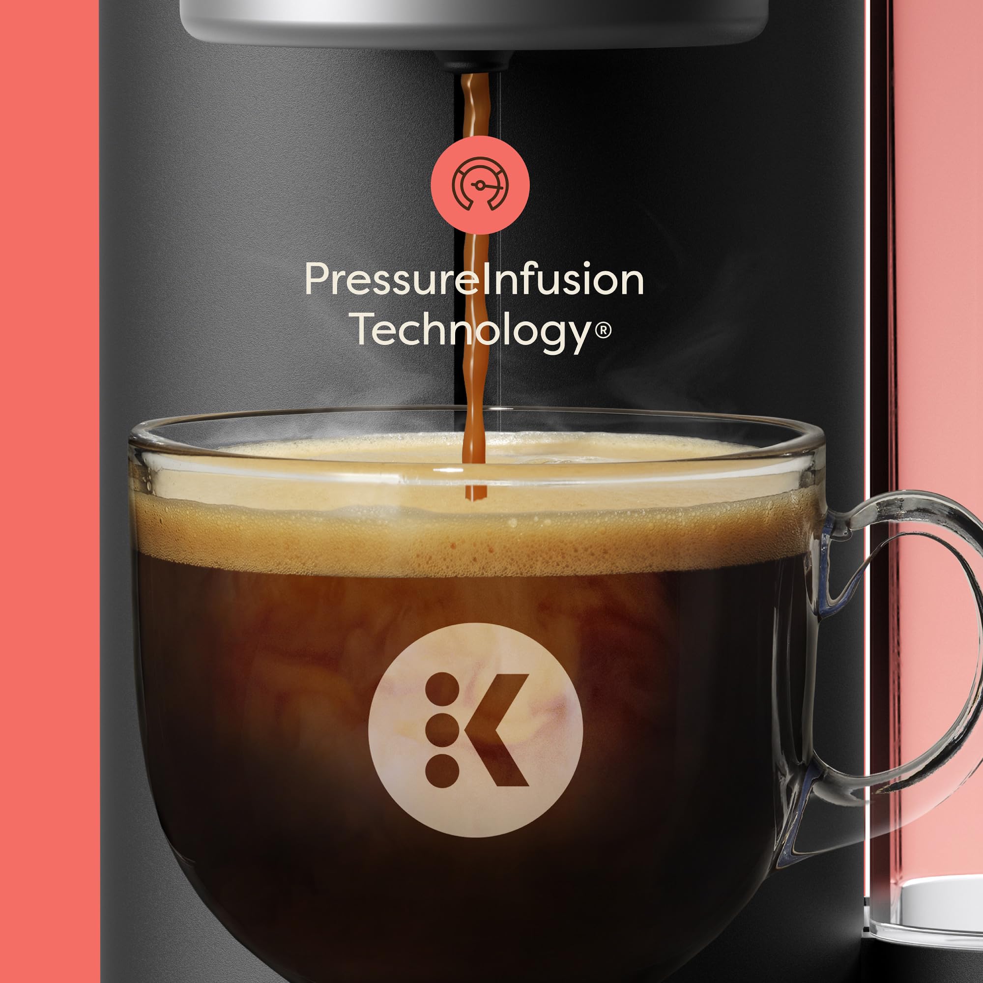 Keurig K-Crema Single Serve Coffee Maker Retail $156.00