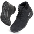 Mens Water-Resistant Chukka Ankle Boots Black