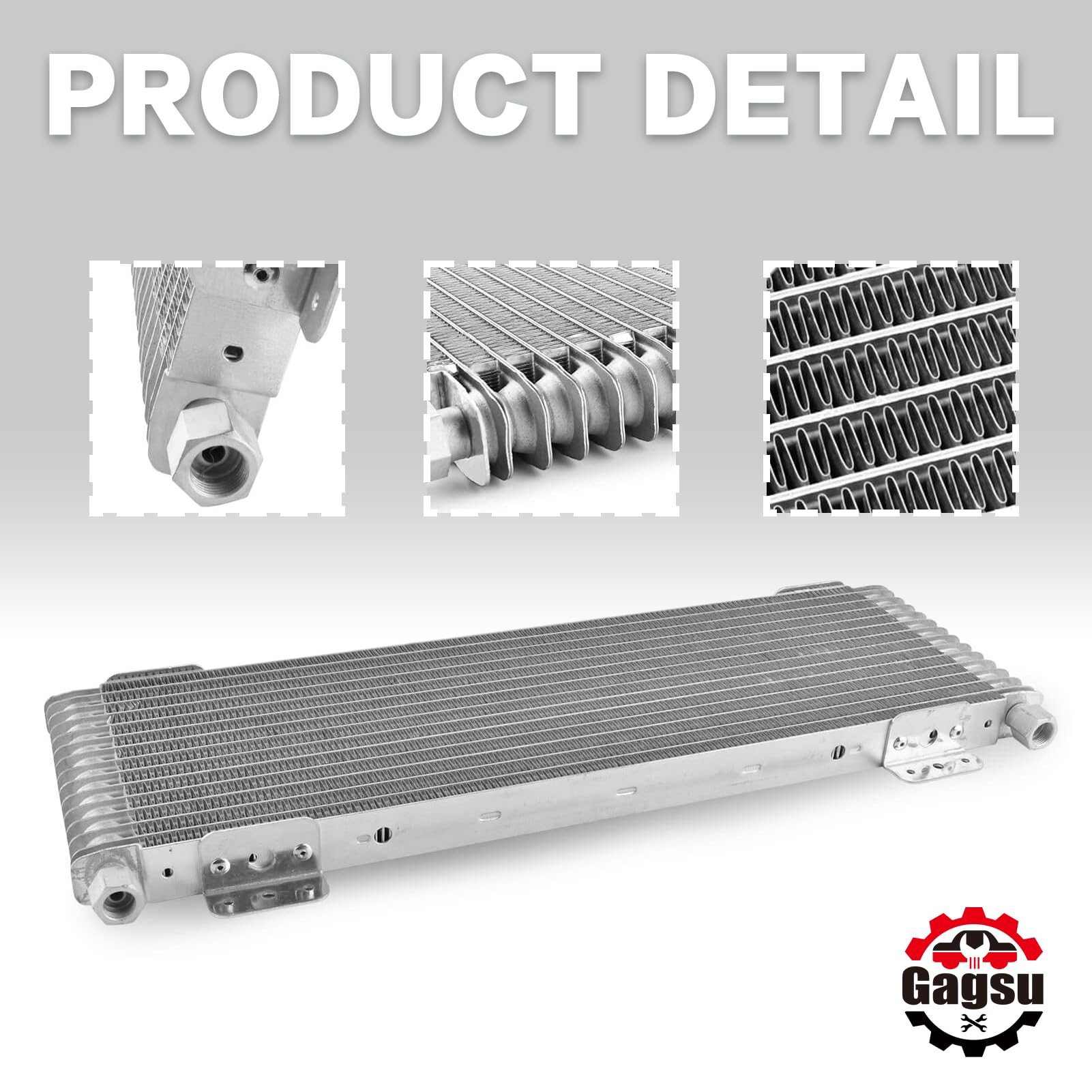 Silver LPD47391 40k Low Pressure Drop Transmission Oil Cooler