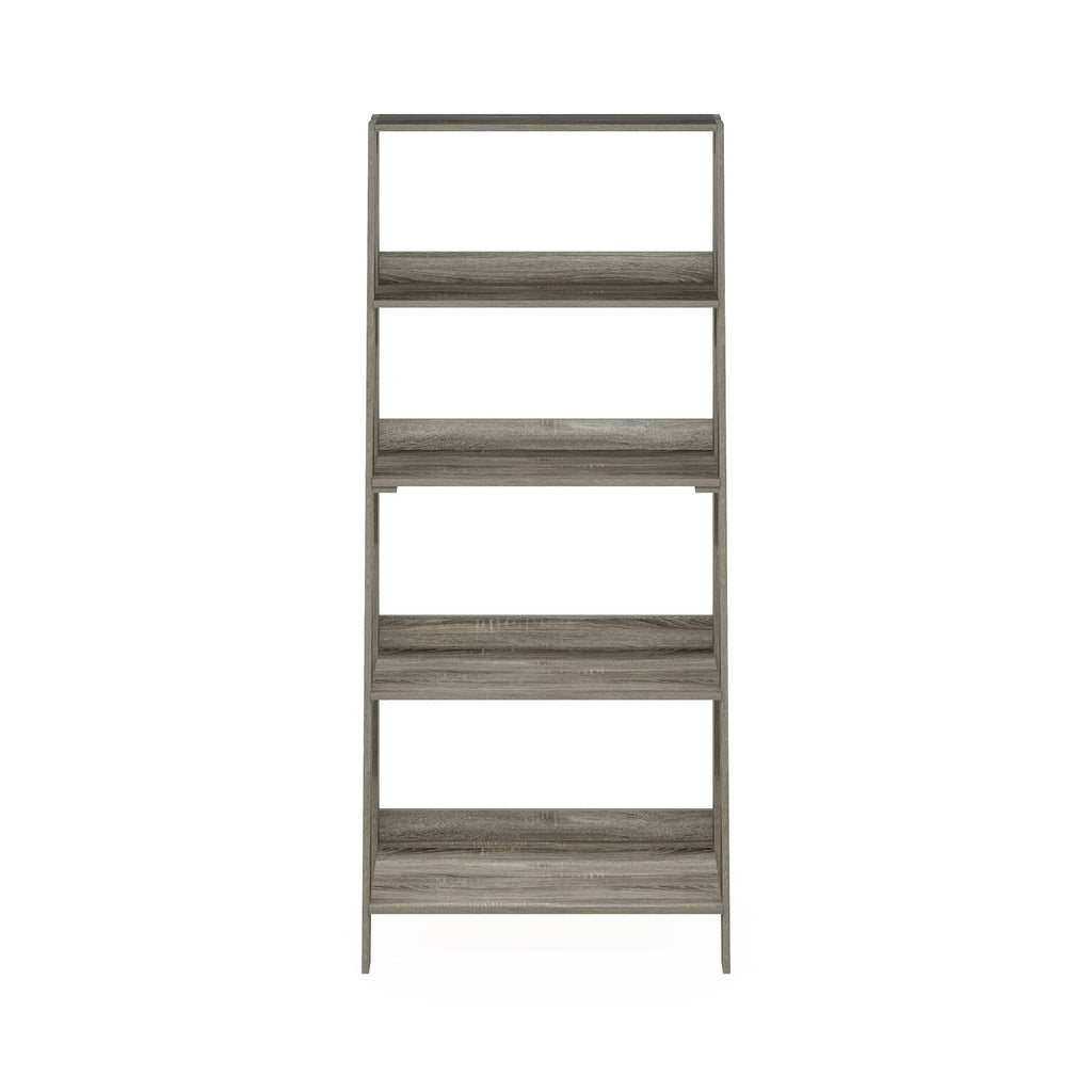 Furinno Ladder Bookcase Display Shelf, 5-Tier, French Oak Retail $46.00