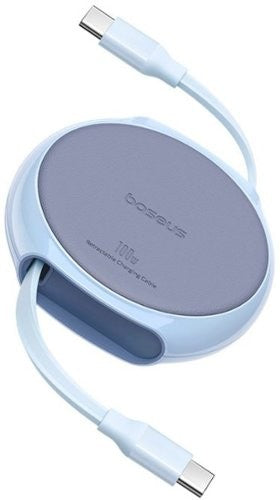 Blue Free2Pull 100W Ret retractable USB-C Cable for Fast Charging