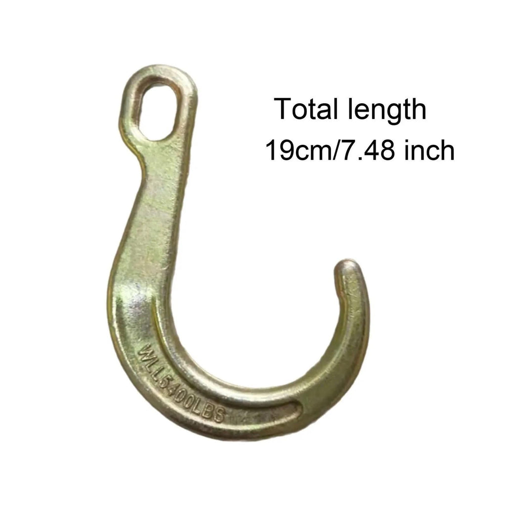 Gold Alloy Steel J Hook for Trailer Towing Winching Trucks  Machinery