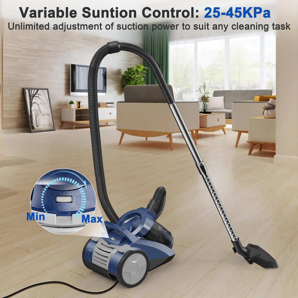 Open-Box New Sweepcent 45KPa Bagless Multi-Surface Canister Vacuum Cleaner