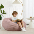 New Manyday 2.5FT Pink Corduroy Memory Foam Bean Bag Chair Retail $38.00