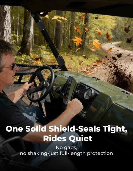 Front Windshield for Polaris Ranger Midsize 570 500 SPCrew 2016-2025 Scratch Resistant PC