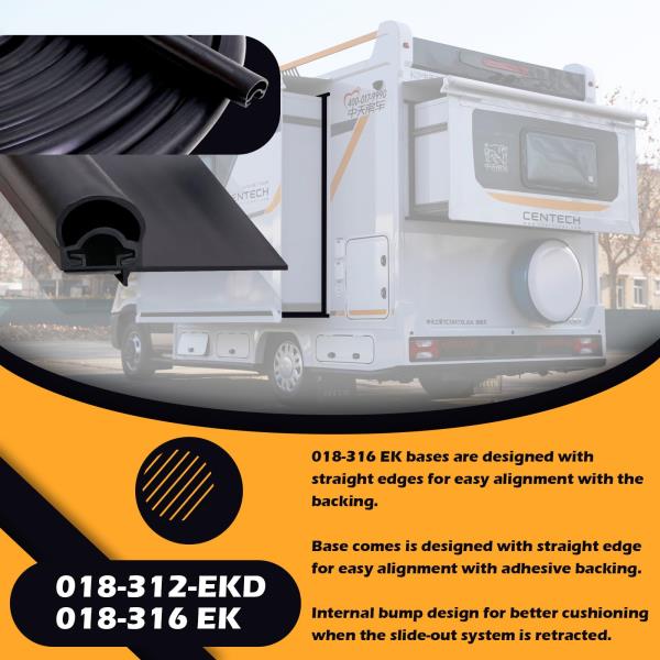 D-Seal RV Slide Out Seal Wiper & Base Seal | 018-312-EKD & 018-316 EK