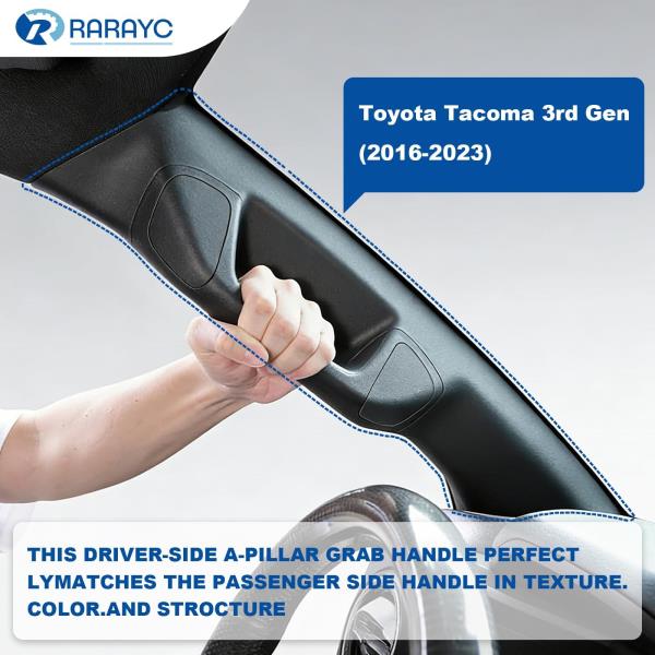 Driver Side A-Pillar Grab Handle for Toyota Tacoma 3rd Gen 2016-2023