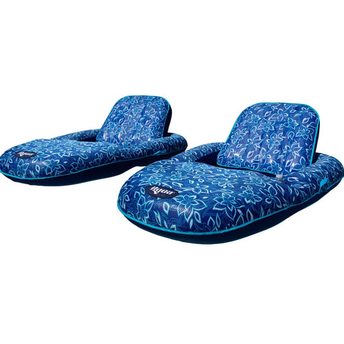 Aqua LEISURE Blue Pool Lounger 2-Pack