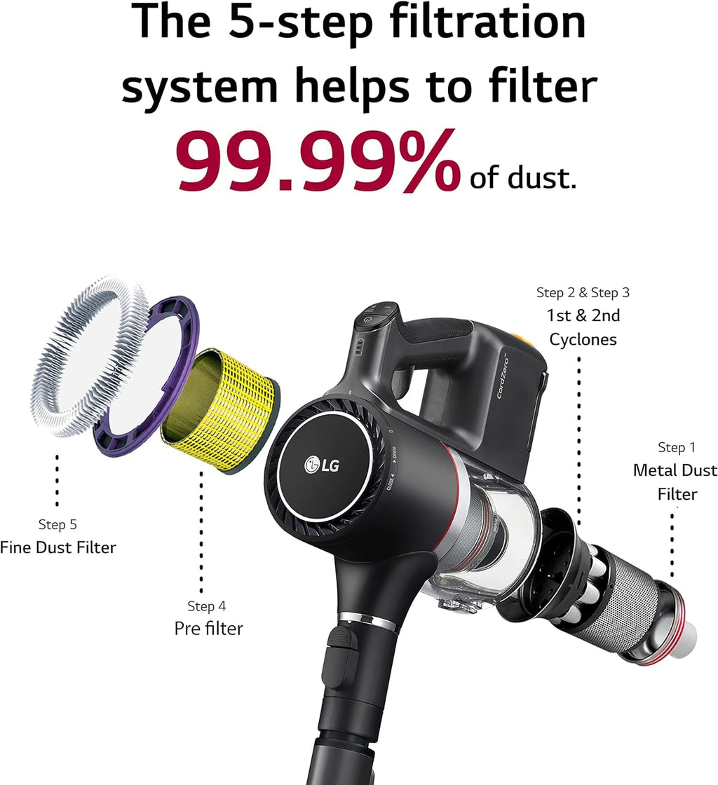 LG CordZero Stick Vacuum Matte Black