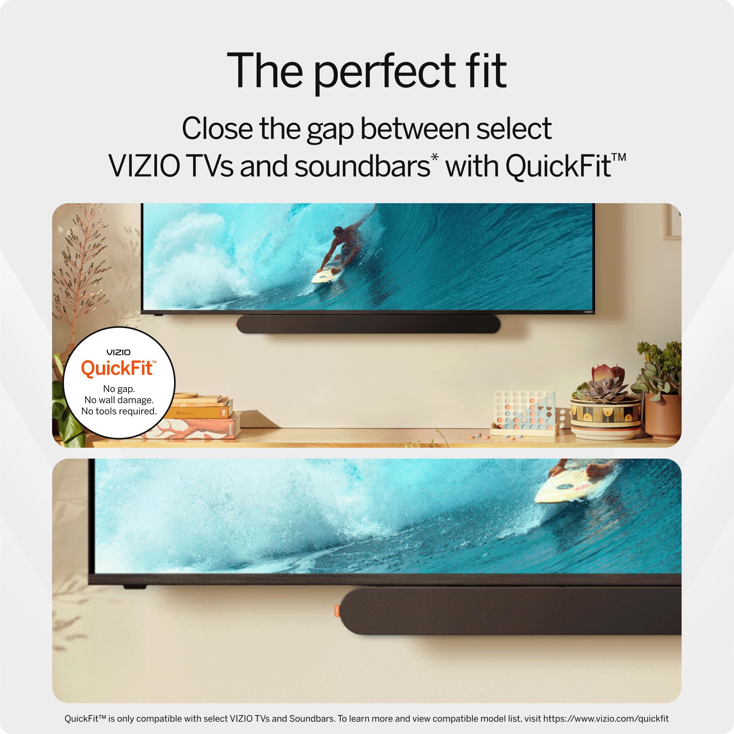 VIZIO 2.1 Soundbar, Wireless Subwoofer w/Dolby Atmos & DTS:X, Bluetooth Speaker, QuickFit™ Compatible – SV210M-08 (New, 2024 Model) Retail $139.00