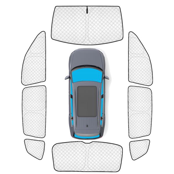 pcs Thicken Sun Shades for Volkswagen VW Tiguan 2018-2023 Full Car Window Covers