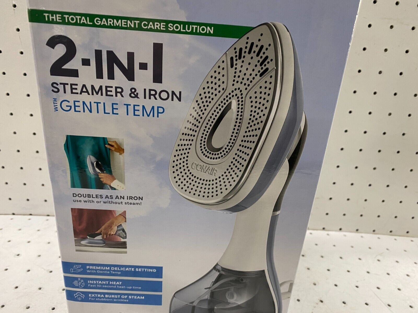 Conair Turbo Extreme Steam 2-in-1 Steamer  Iron Gentle Temp Retail $94.91