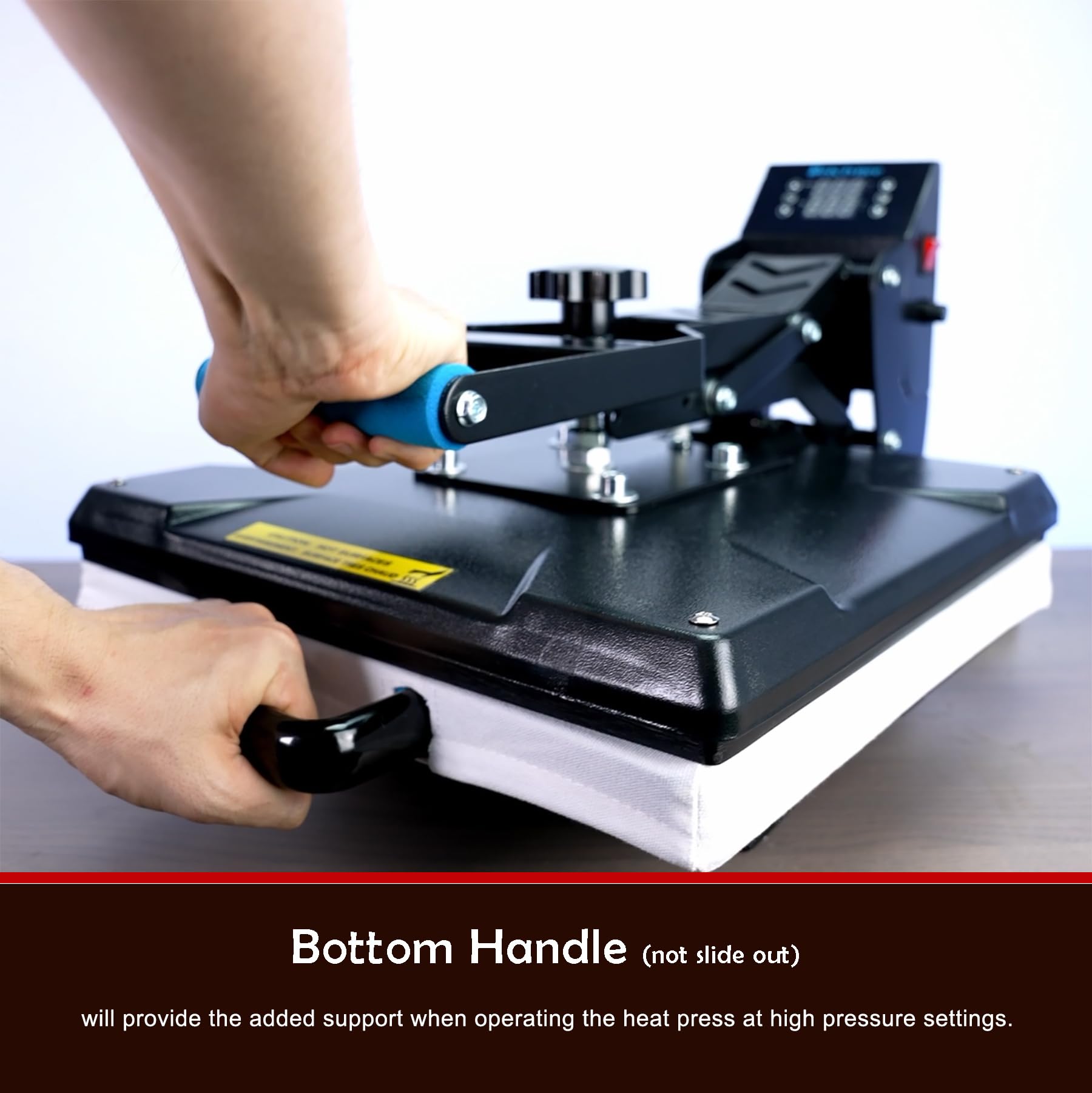New As-Is Delclynee 15x15 Digital Heat Press Machine for T-Shirts Retail $159.00