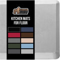 GORILLA GRIP Cushioned Antifatigue Kitchen Mat for Floor, 20x32, Light Gray Retail $46.00