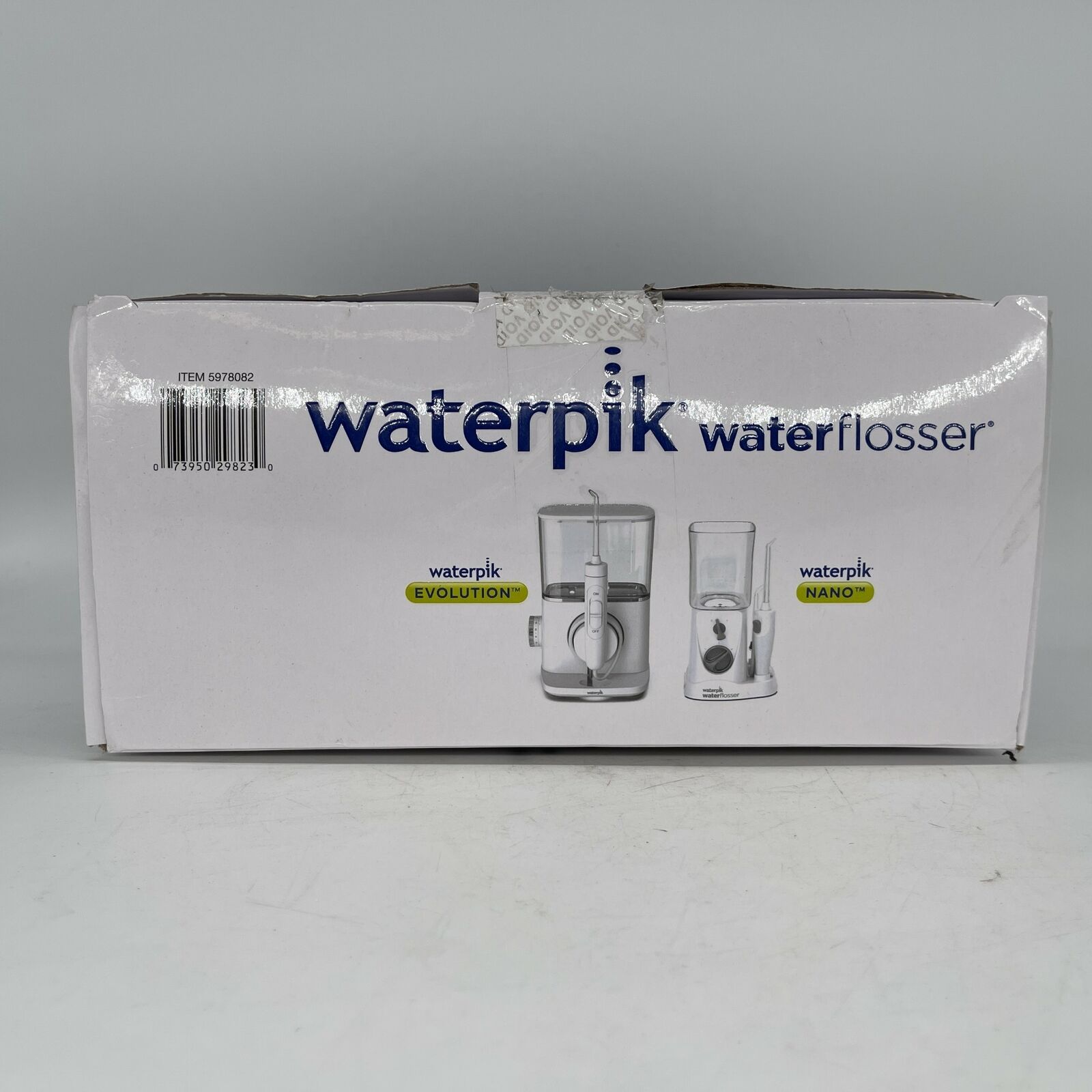 As-Is New Waterpik Evolution  Nano Water Flosser Combo Pack Retail $144.00