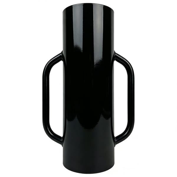 Inch Black Fence Post Driver with Handle 34LB Iron T Post Pole Pounder