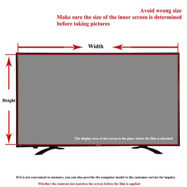 - 40 Matte Anti Blue Light TV Screen Protector Anti UV Film