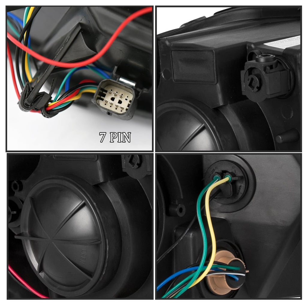 Black Headlight Assembly for 2014-2020 Chevrolet Impala
