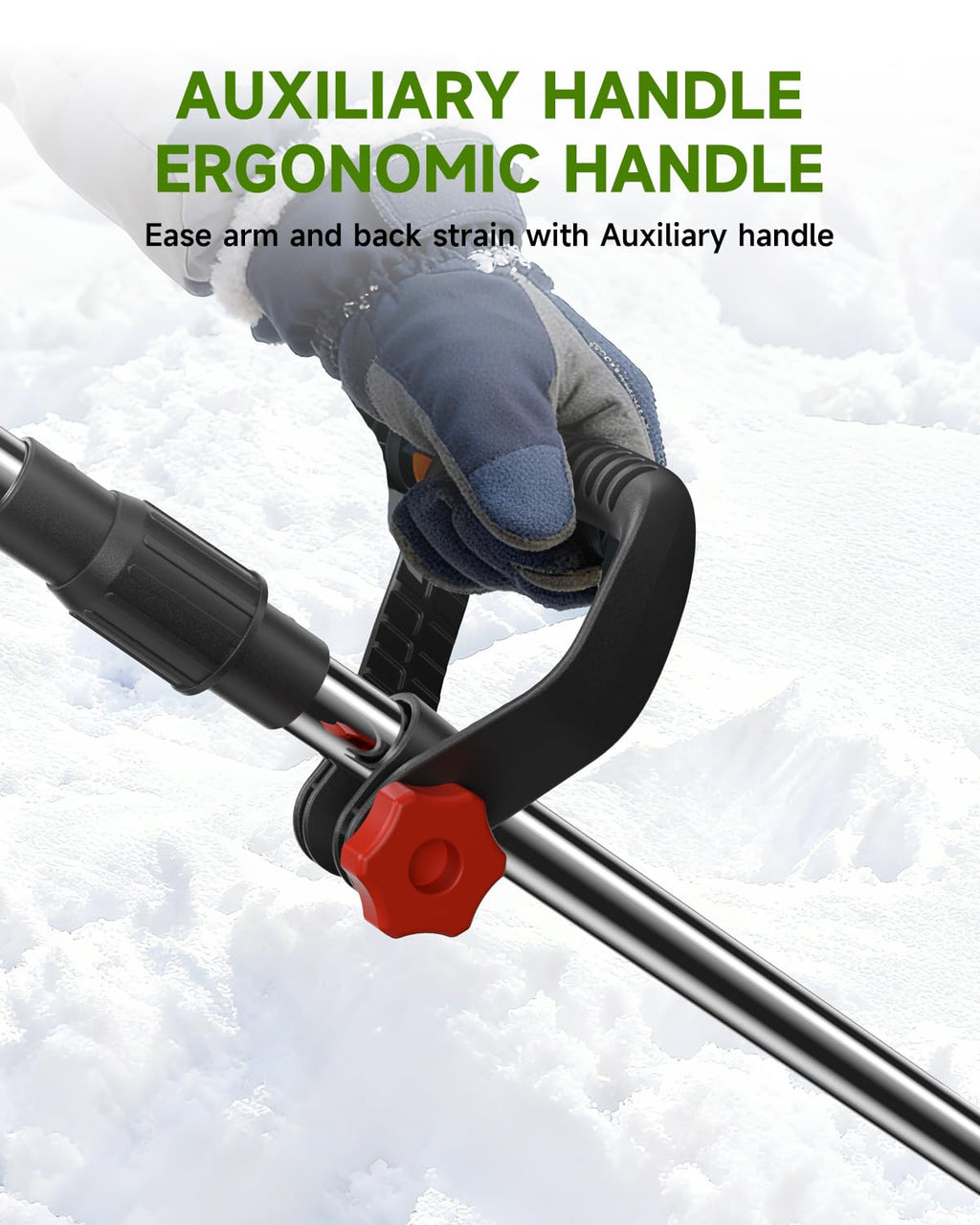 New/open box 20V 12in Cordless Brushless Motor Electric Snow Shovel