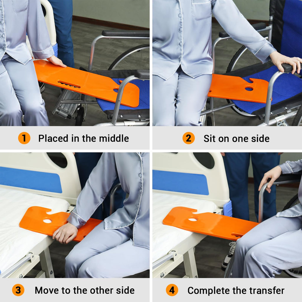 New LOSCHEN 30 ABS Slide Transfer Board 440 lbs Capacity Non-slip for Seniors. Retail $39.00