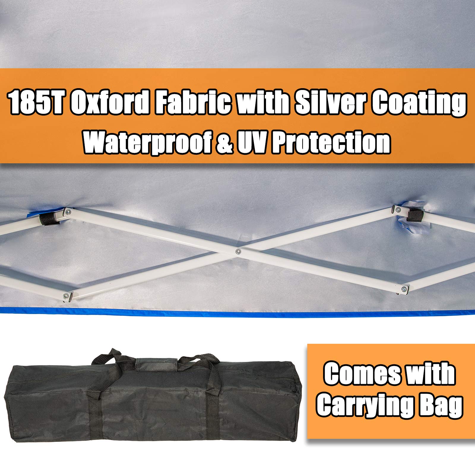 x4 Ft Blue Pop-Up Canopy Tent Outdoor Portable Instant Shelter