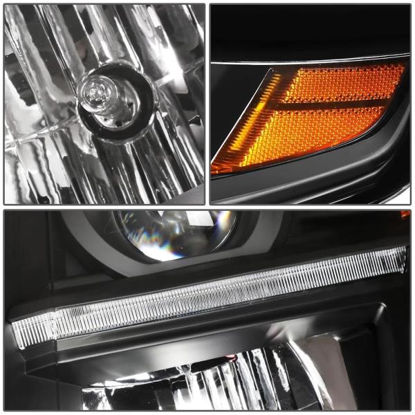 Left Halogen Projector Headlight for 2015-2020 Chevy TahoeSuburban LSLT Driver Side