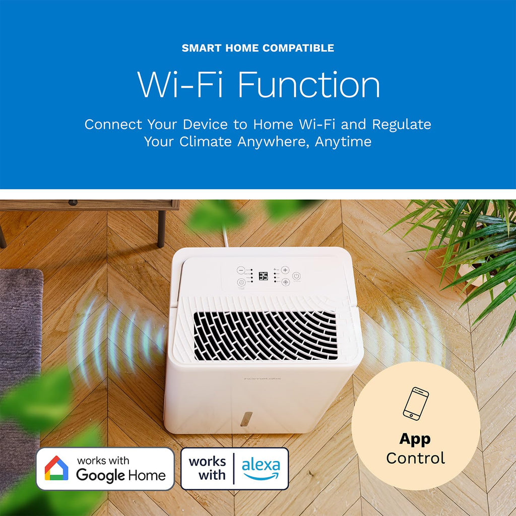 New hOmeLabs 25 Pint Dehumidifier 3500 Sq Ft Wi-Fi Quiet Energy Star. Retail $186.00