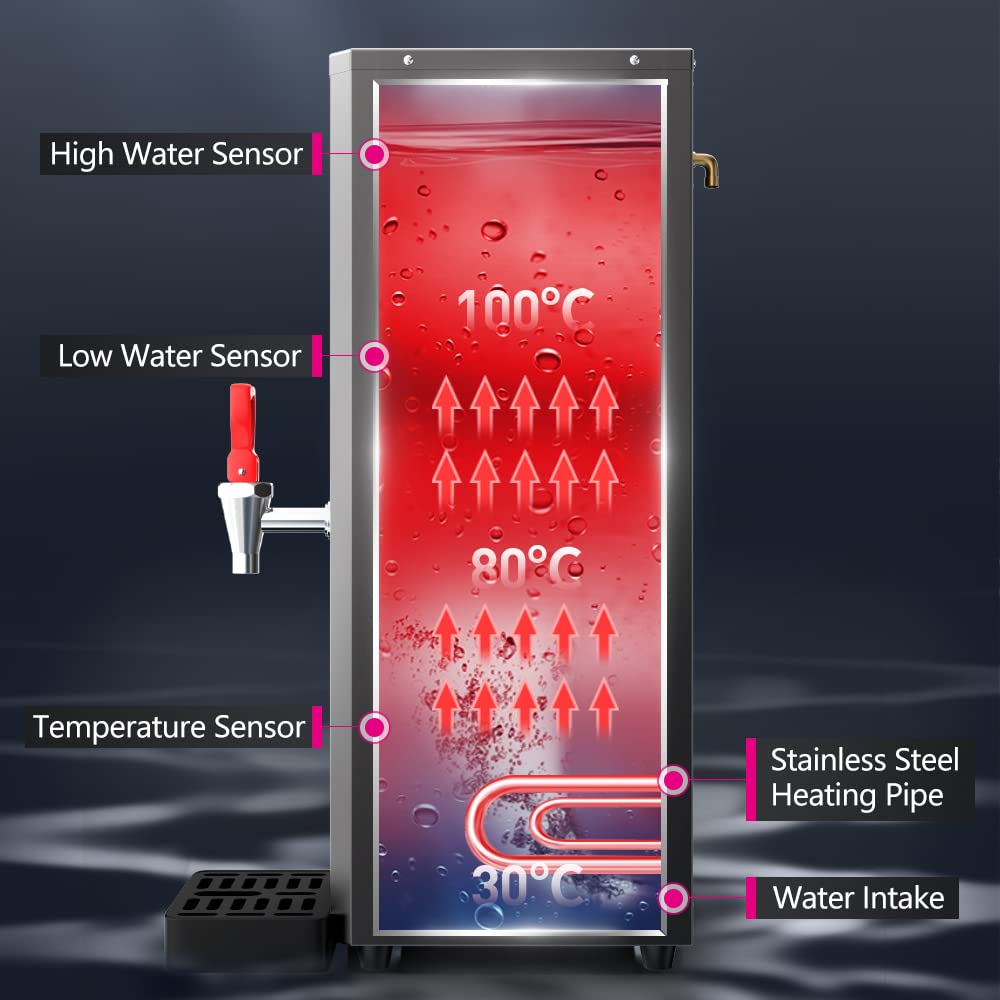Commercial Water Boiler 15L Black