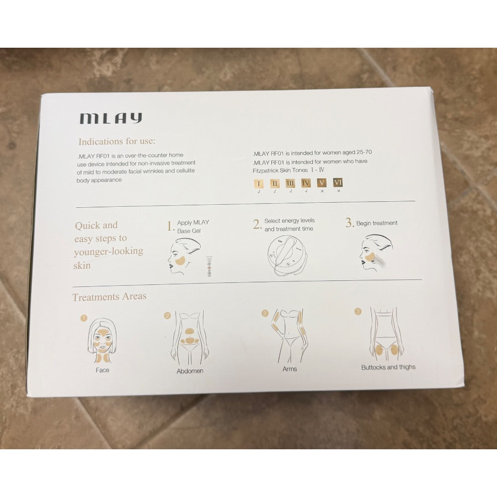 Open-Box New MLAY Professional RF Skin Tightening Machine - 2 Probes Anti-Aging