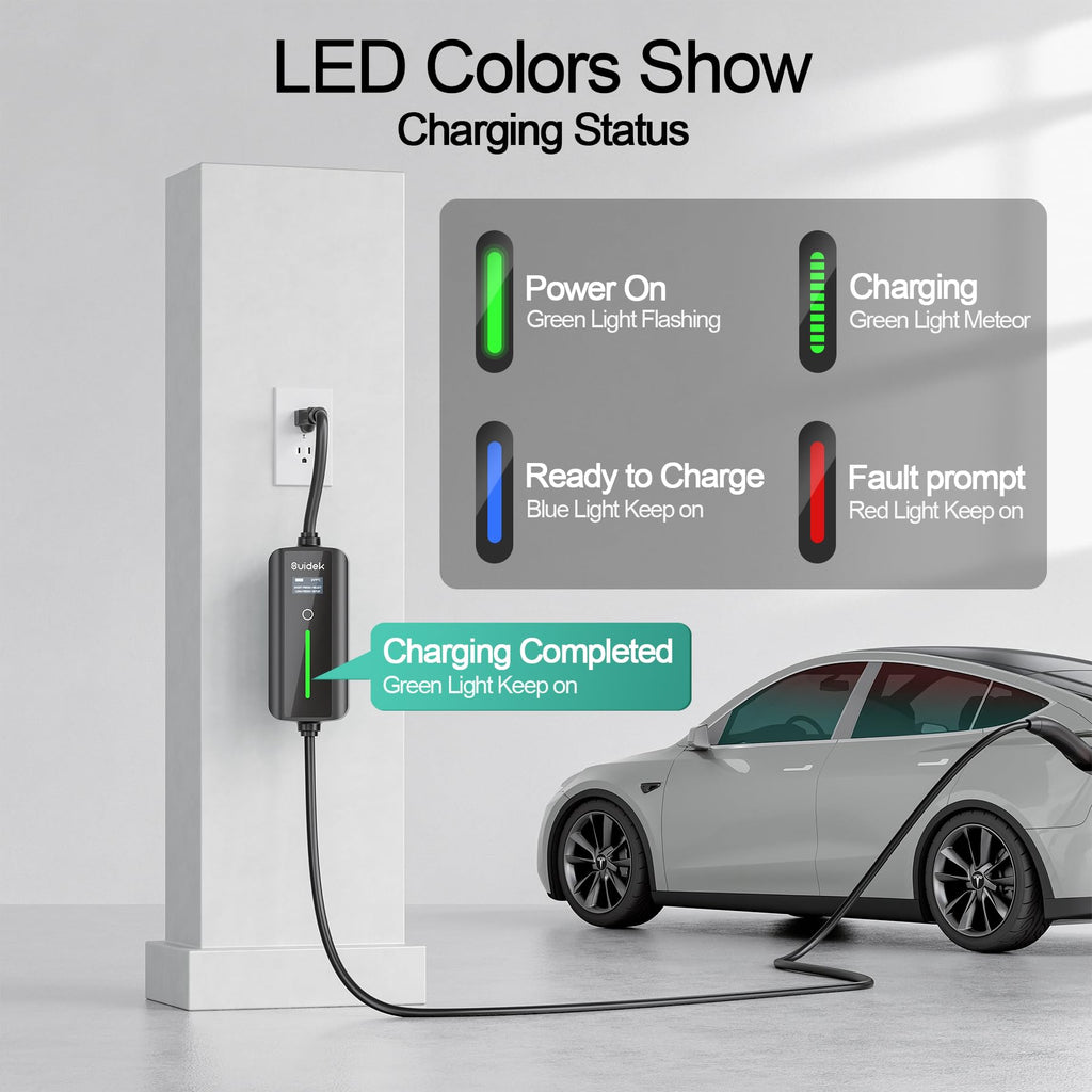 SUIDEK Tesla Mobile Charger Level 2 16.4ft