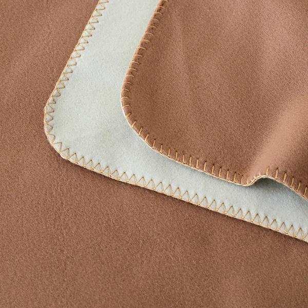 Double Sided Cashmere Throw Blanket for Couch 80x90 GreyCurry