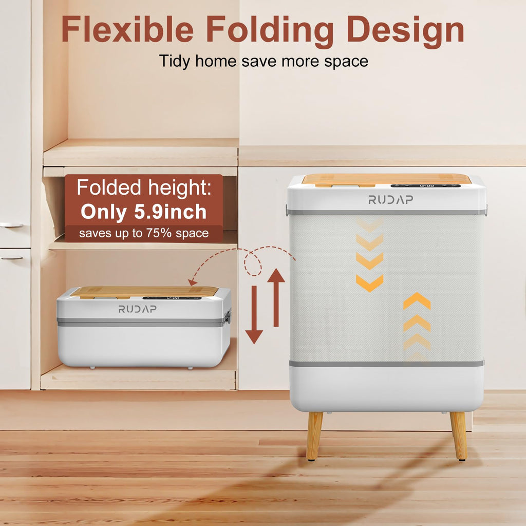 Open-Box New RUDAP 35L Foldable with Fragrance - Towel Warmer