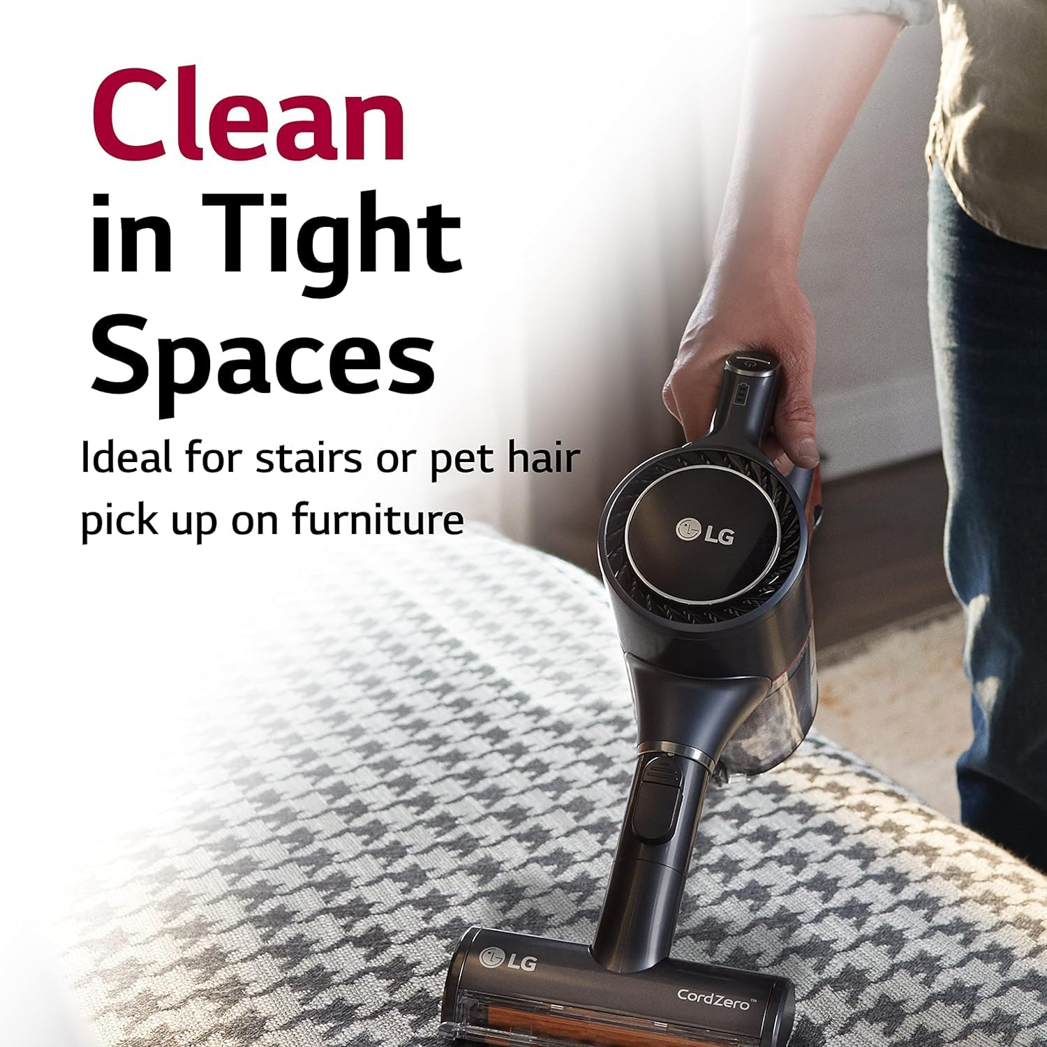 LG CordZero Stick Vacuum Matte Black