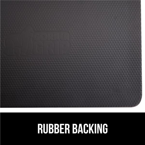 GORILLA GRIP Cushioned Antifatigue Kitchen Mat for Floor, 20x32, Light Gray Retail $46.00