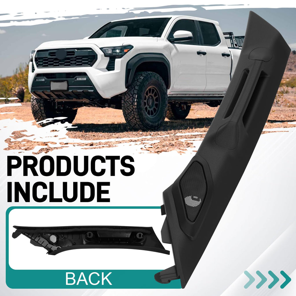 Black Driver Side A-Pillar Grab Handle for Toyota Tacoma Gen 4th 2024-2026