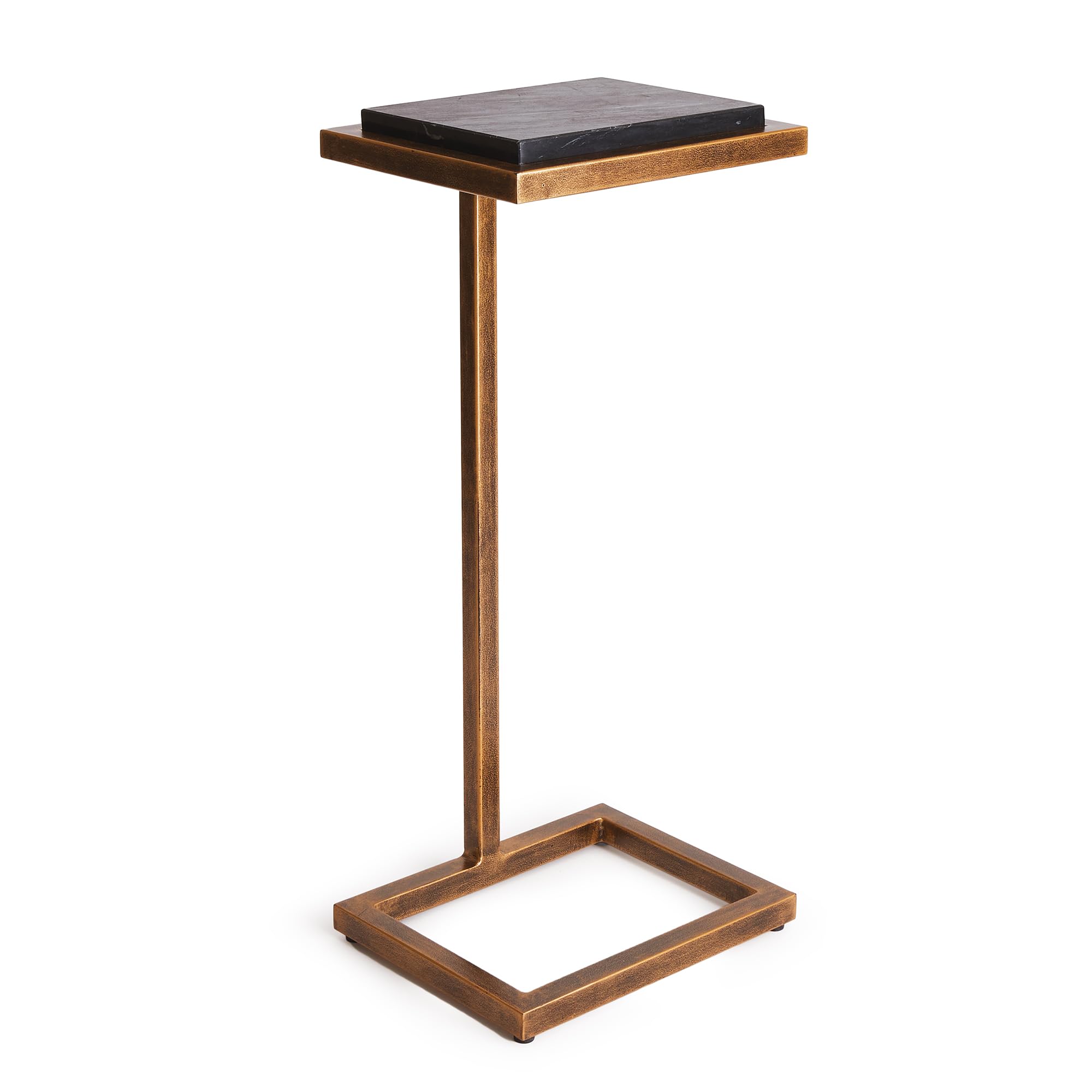 Open-Box New Napa Home  Garden Winston Accent Table - Black IronMarble End Table