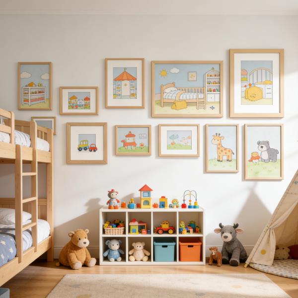 12x18 Poster Frame Natural Wood with Plexiglass 1 Pack