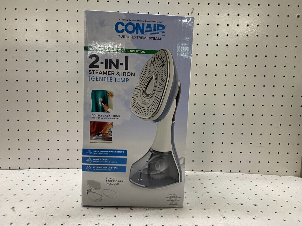 Conair Turbo Extreme Steam 2-in-1 Steamer  Iron Gentle Temp Retail $94.91
