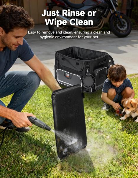 Motorcycle Dog Carrier Bag for Medium Dogs  Cats Up to 28 lbs
