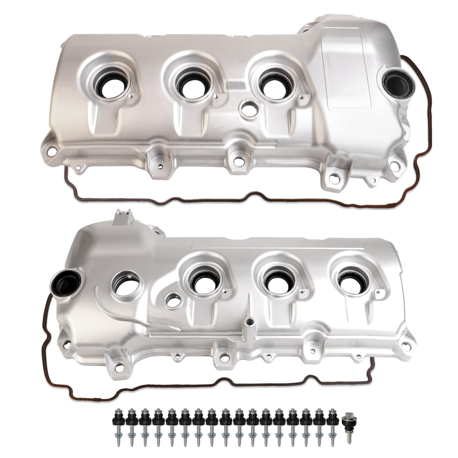 Open-Box New MILIPARTS Silver Left V6 Engine Valve Cover for FordLincoln 3.5L3.7L Retail $98