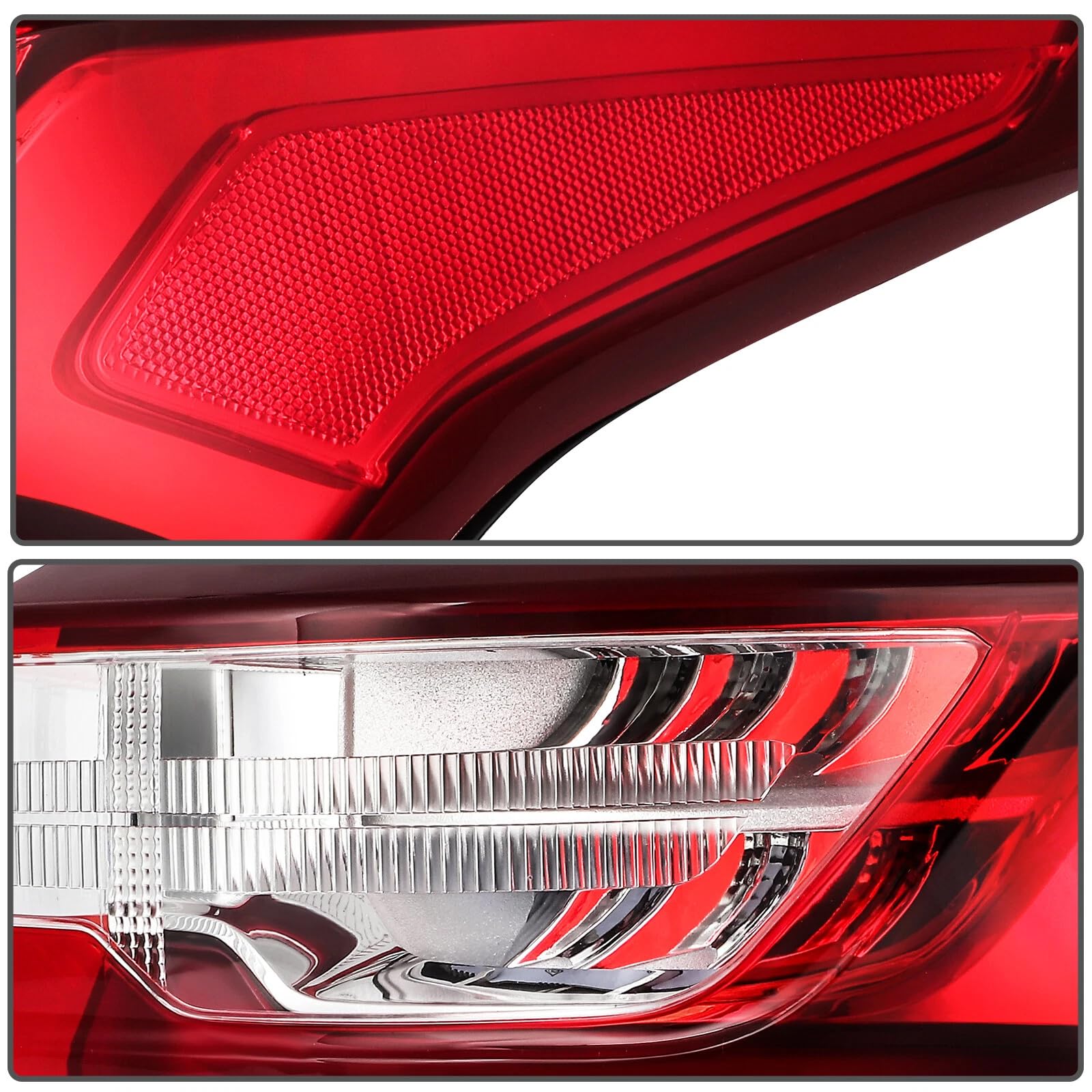 '-2021 Chevy Traverse LED Tail Light Assembly Rear Left Driver Side Red