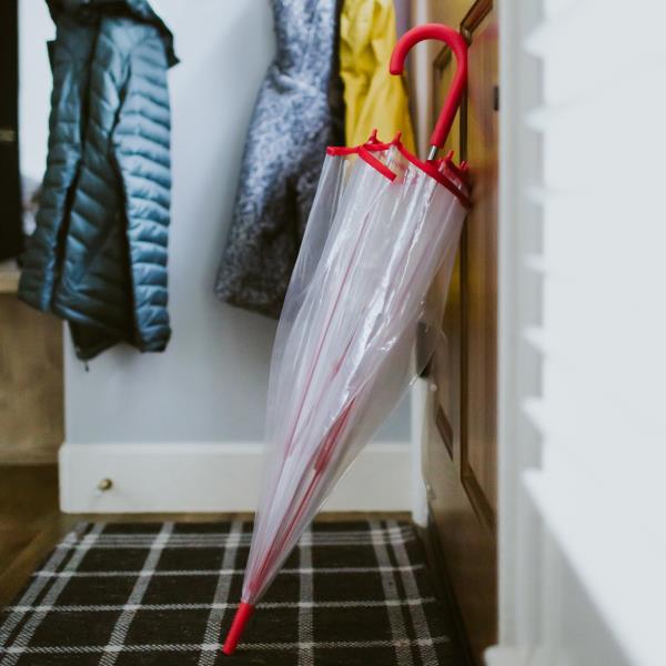 Clear Bubble Rain Umbrella with Dome Canopy and Lightweight Wind Protection