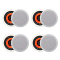 Open-Box New Herdio 6.5 In-Ceiling 4-Pack 600W Peak Power White Home Speakers